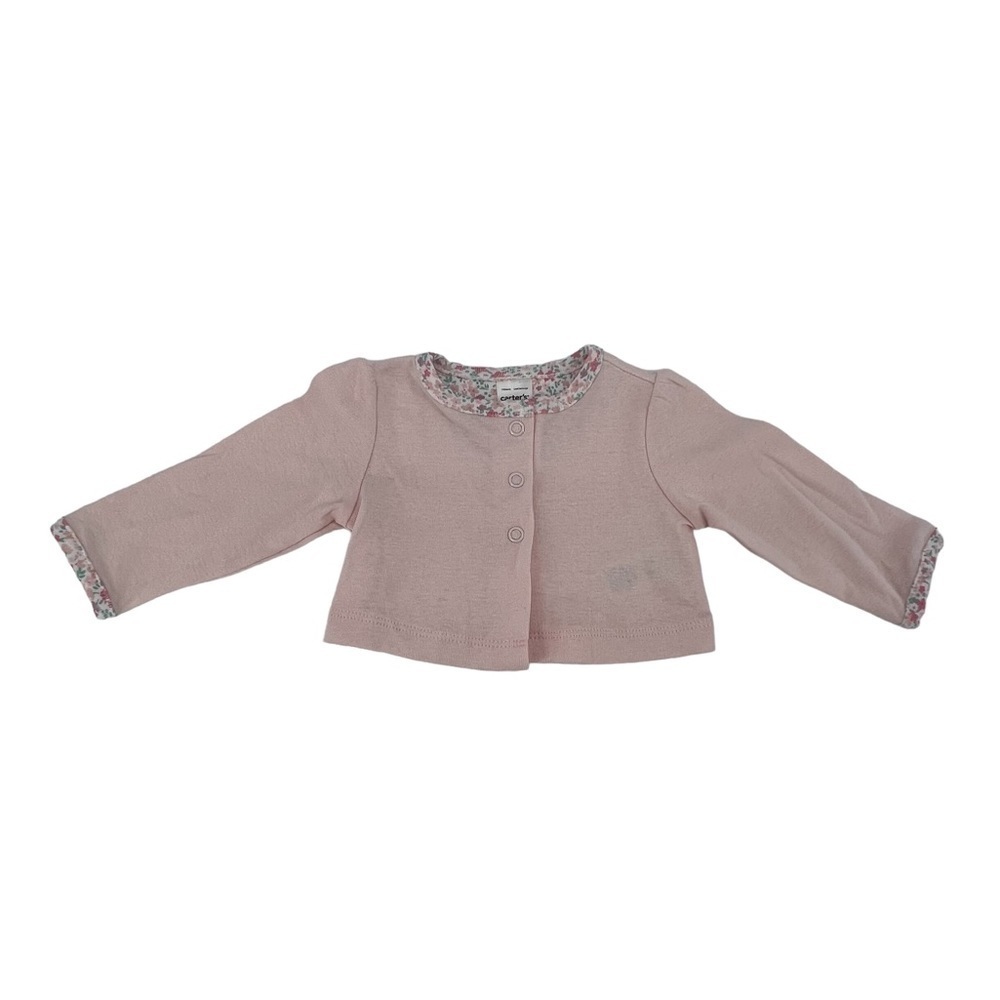 Carter’s Pink Long Sleeve Button Up Jacket Size 3 Months Girl’s